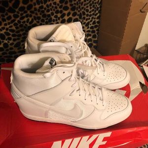 High Top Sneaker Wedges Womens Dunk Sky Hi